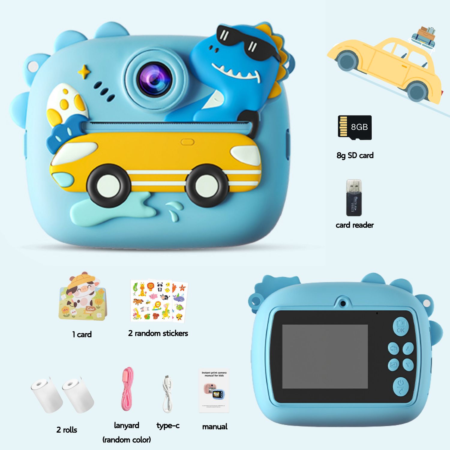 Purple Cute Kids Colorful Inst - Photography Close Up ulasan dan harga