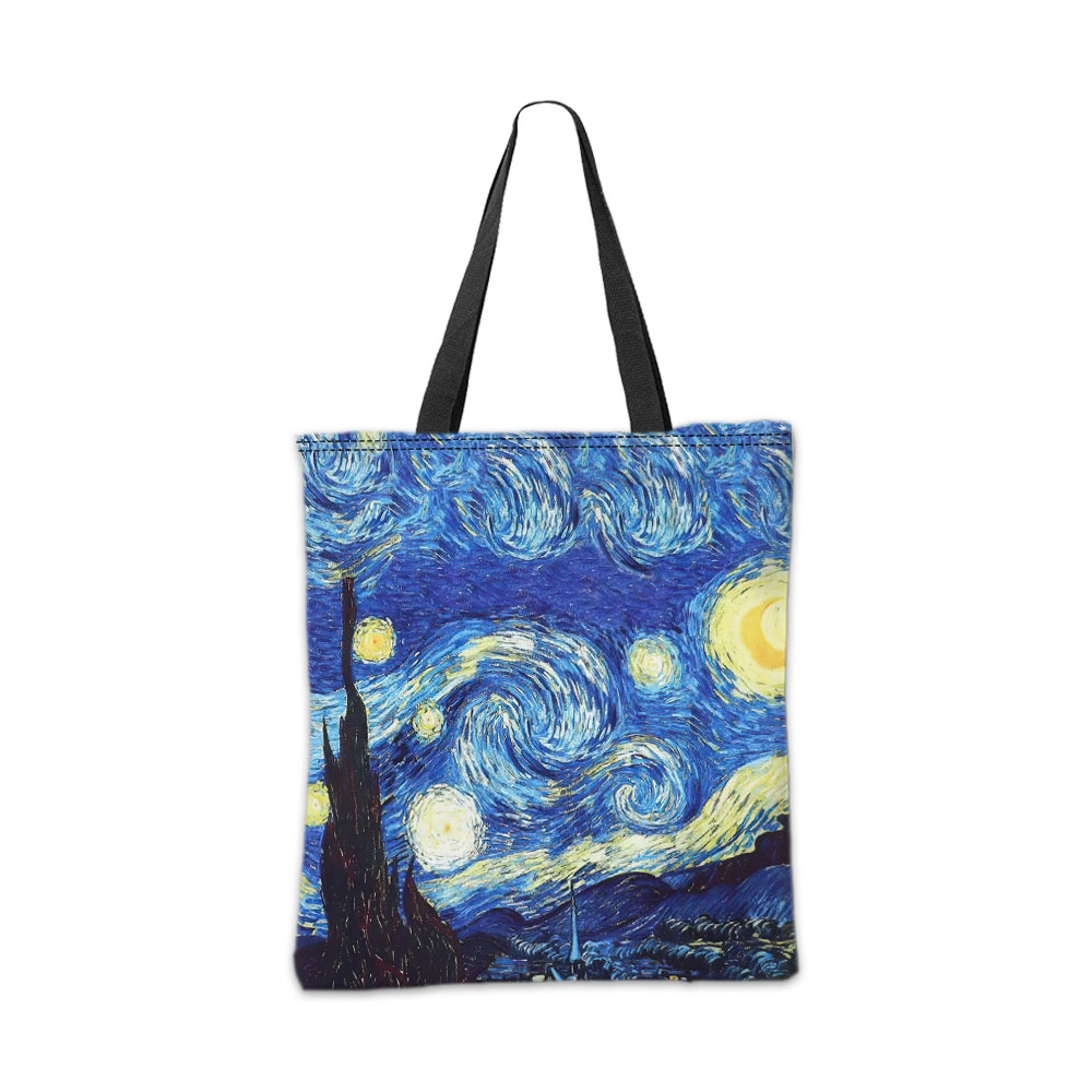 Van Gogh Series Tote Bag Cosme - Photography Hobby ulasan dan harga