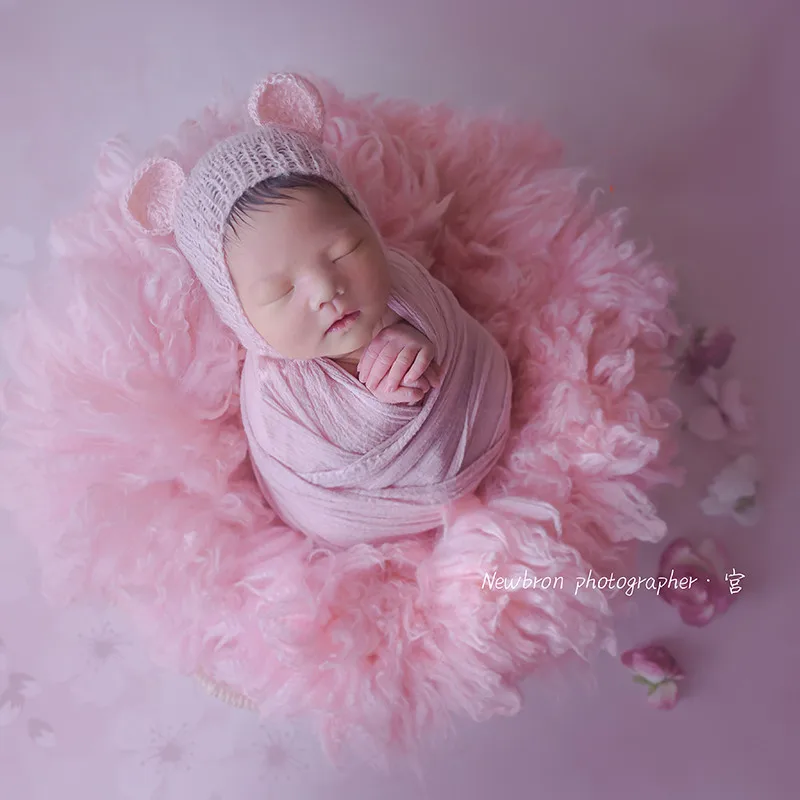 100% Wool Mats Baby Photograph - Photography Background ulasan dan harga