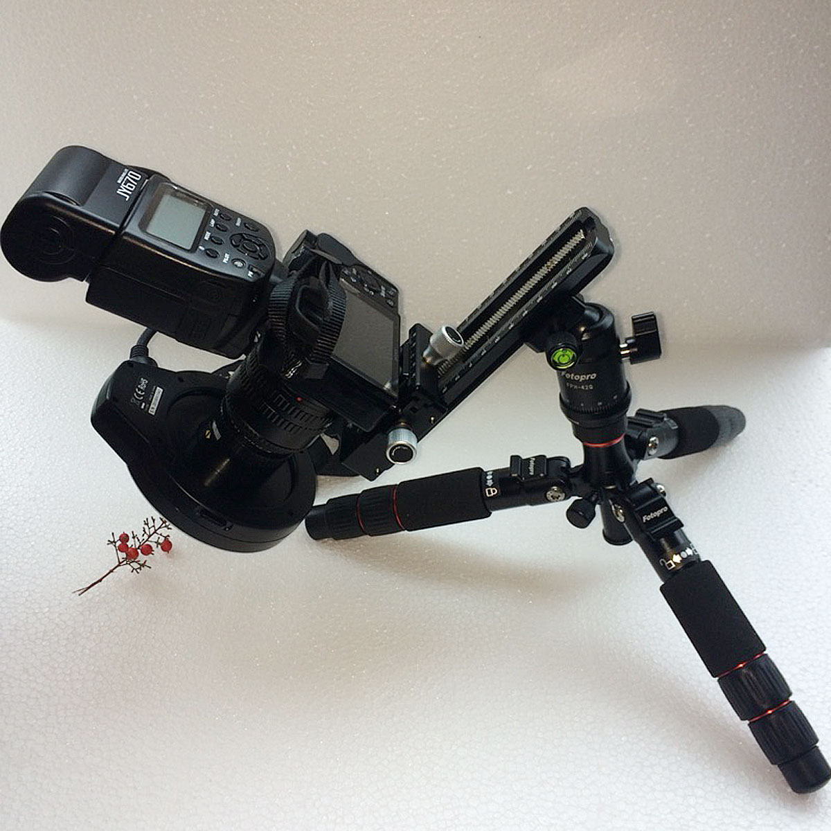 Haoge Macro Focusing Rail Slid - Photography Close Up ulasan dan harga
