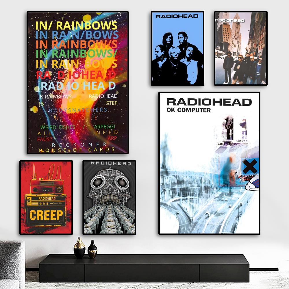 R-Radiohead Band Rainbow Paint - Photography Hobby ulasan dan harga