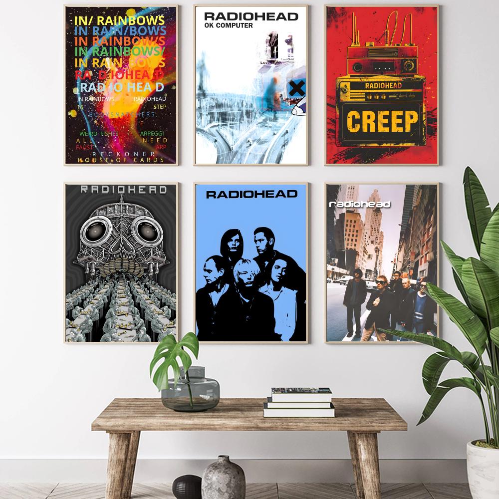 R-Radiohead Band Rainbow Paint - Photography Hobby ulasan dan harga