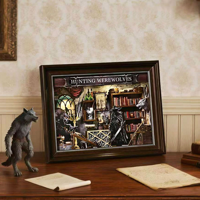 DIY 3D Wooden Book Nook Kit Mi - Photography Hacks ulasan dan harga