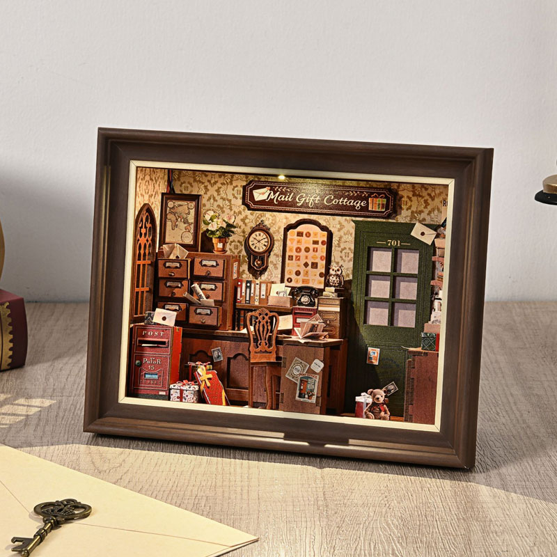 DIY 3D Wooden Book Nook Kit Mi - Photography Hacks ulasan dan harga