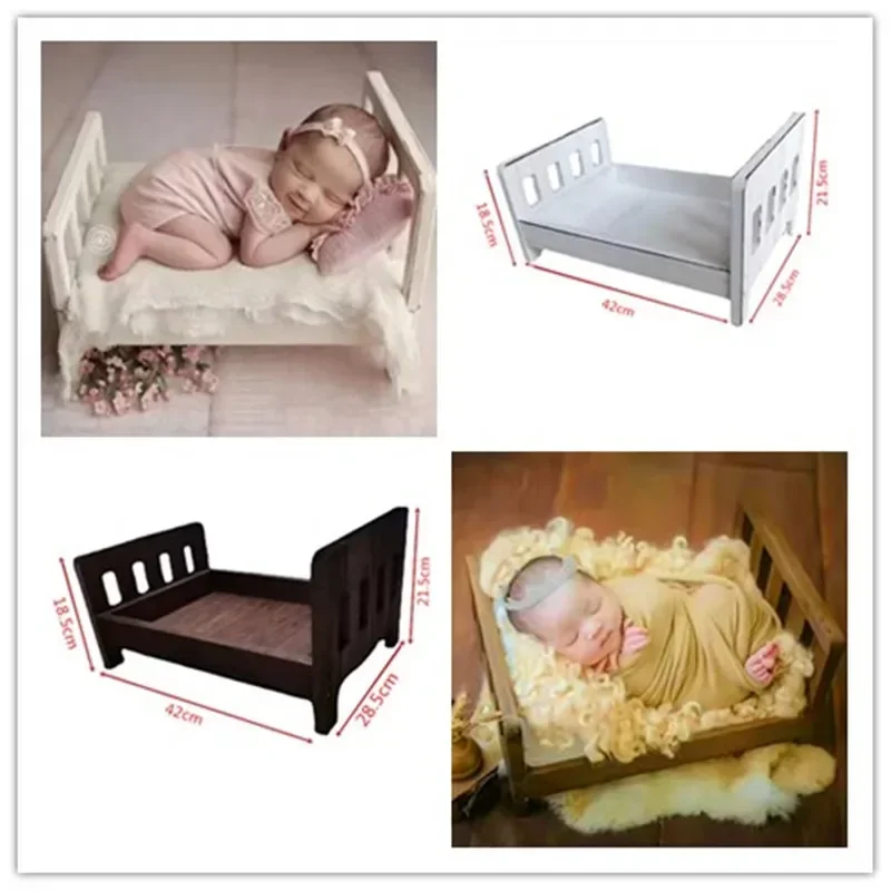 Infant Posing Sofa Retro Wood  - Photography Background ulasan dan harga