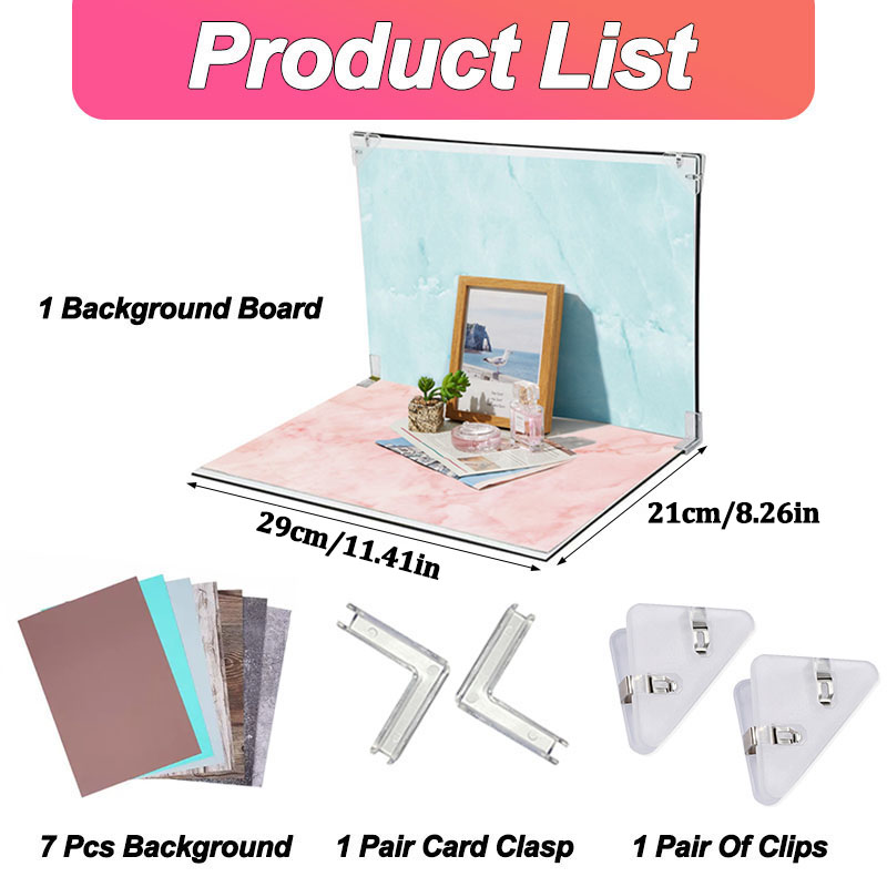 29x21cm Photography Backdrop B - Photography Hacks ulasan dan harga