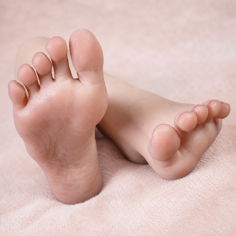 Lifelike Female Silicone Foot  - Photography Training ulasan dan harga