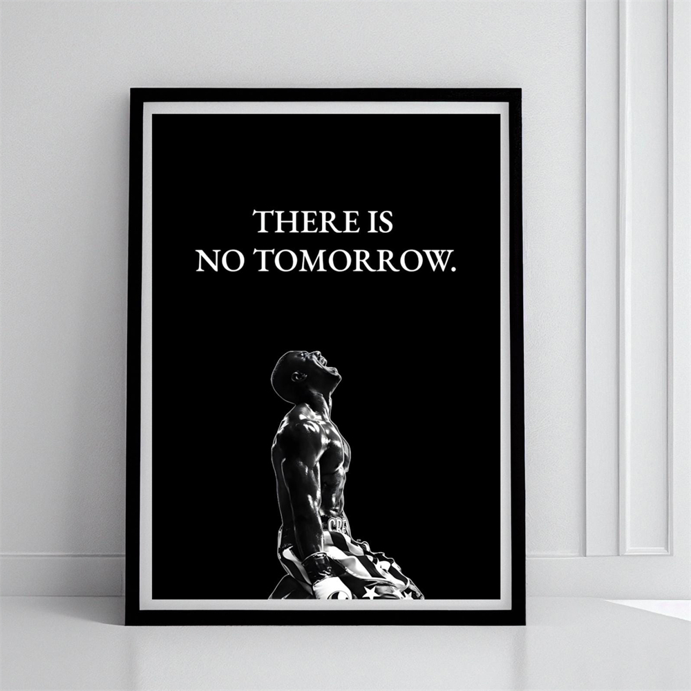 Black and White Boxing Poster  - Photography Training ulasan dan harga