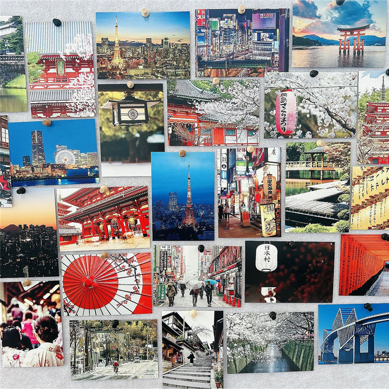 30Pcs 10x14cm Travel Landscape - Photography Background ulasan dan harga