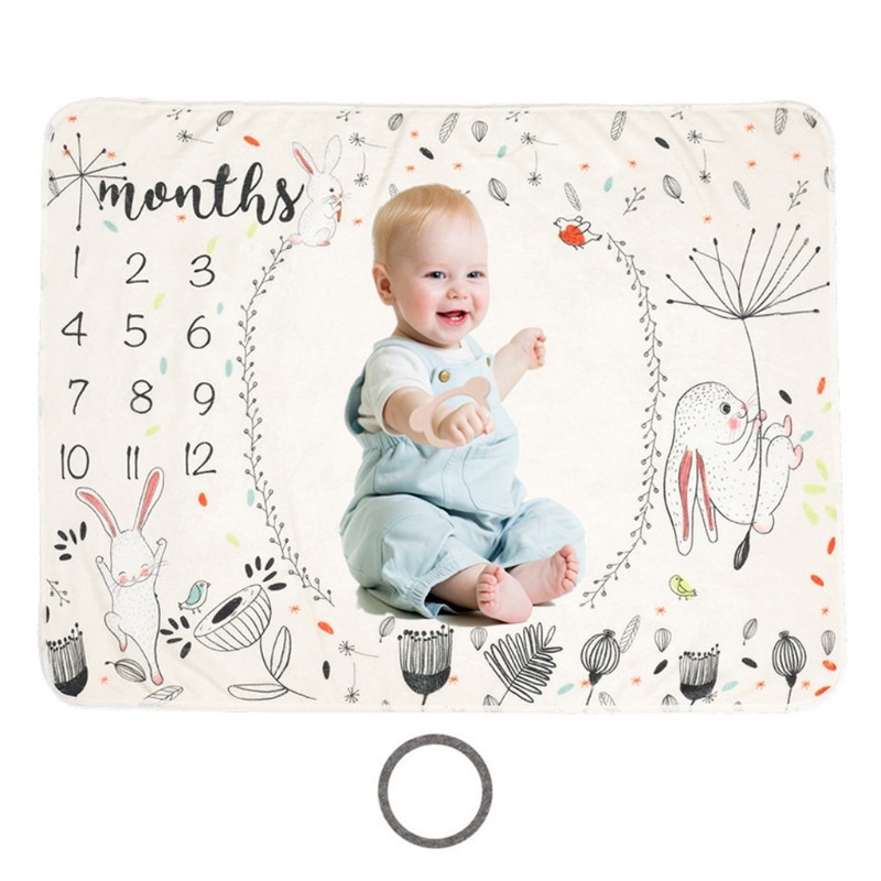 Digital Printed Flannel Milest - Photography Background ulasan dan harga