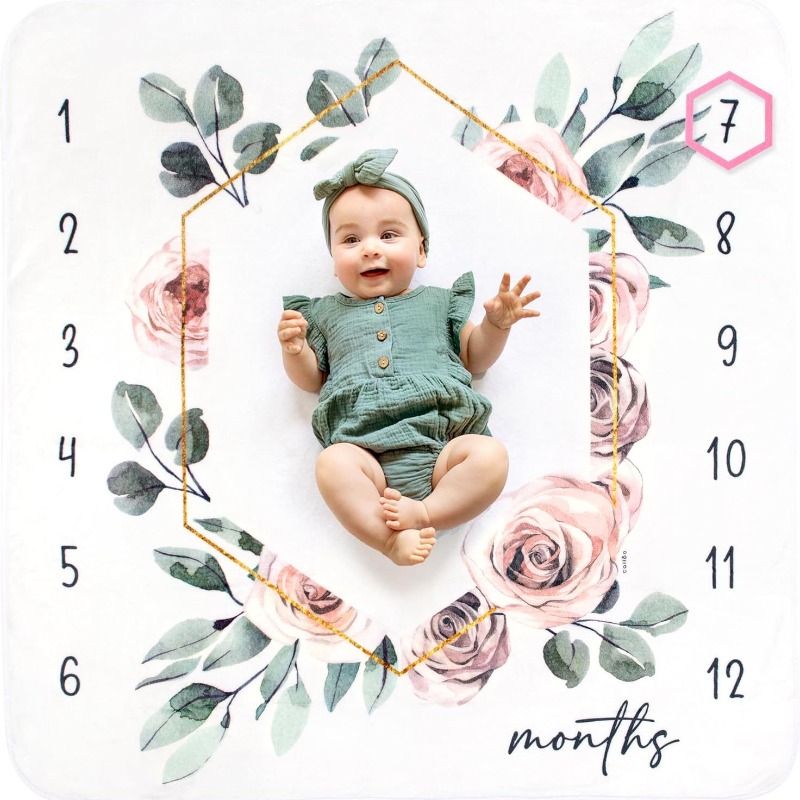 Digital Printed Flannel Milest - Photography Background ulasan dan harga