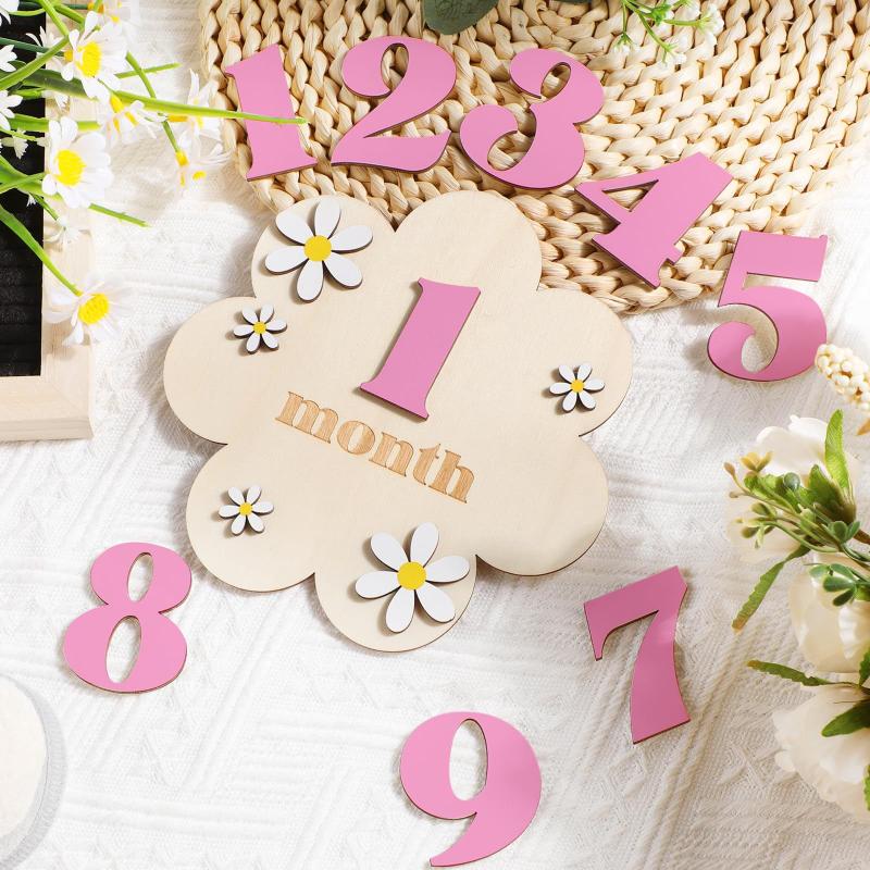 Wooden Baby Monthly Milestone  - Photography Still Life ulasan dan harga