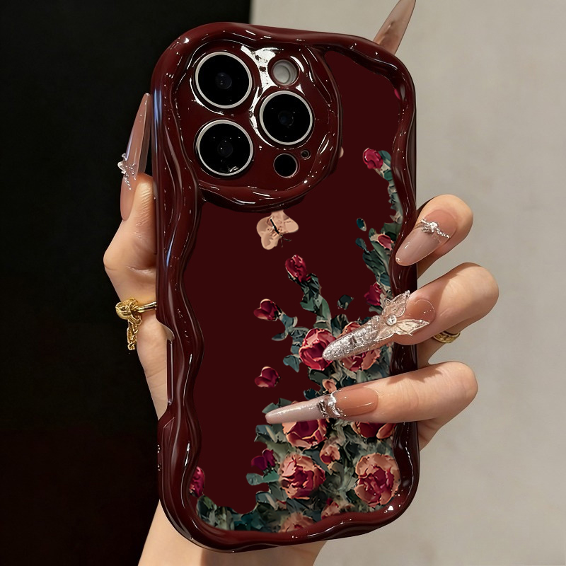 Retro Oil Painting Flower Patt - Photography Hobby ulasan dan harga